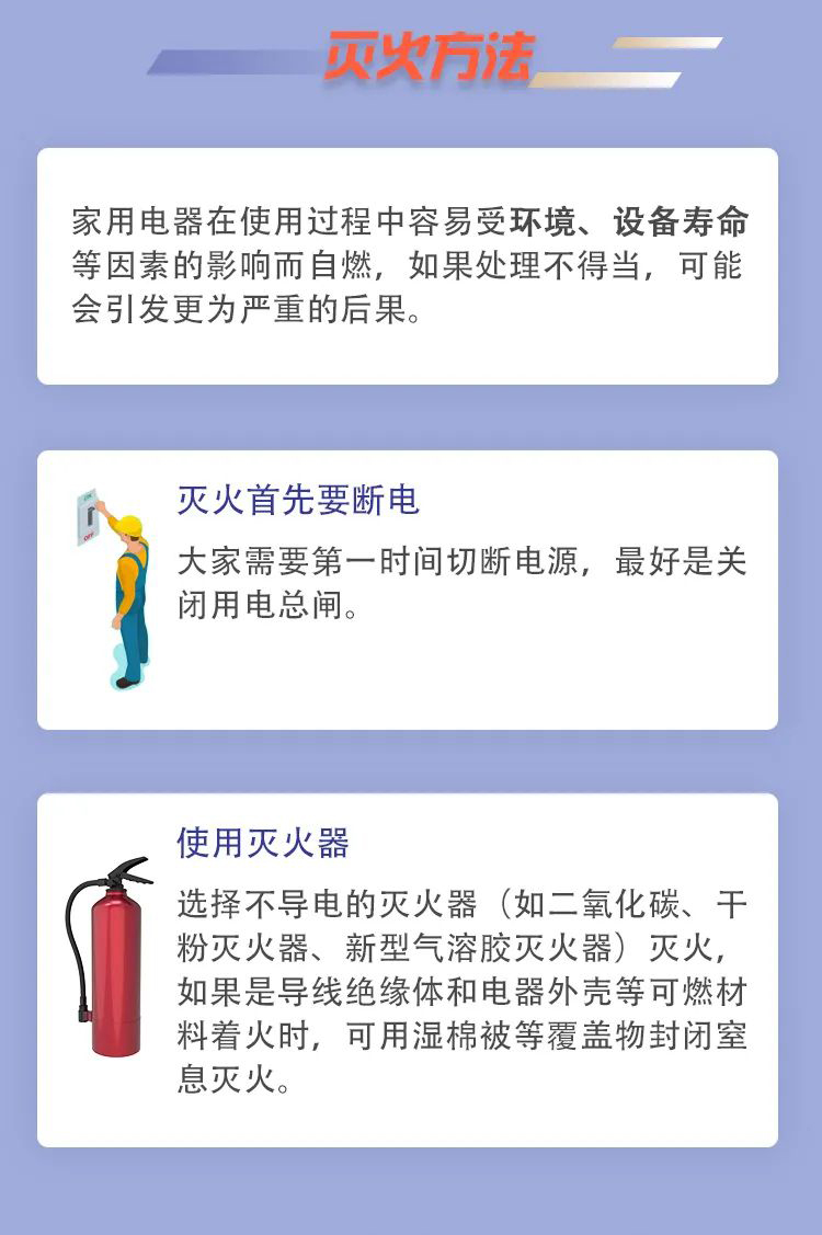 科普丨家用電器消防安全，要注意那些事項(xiàng)？